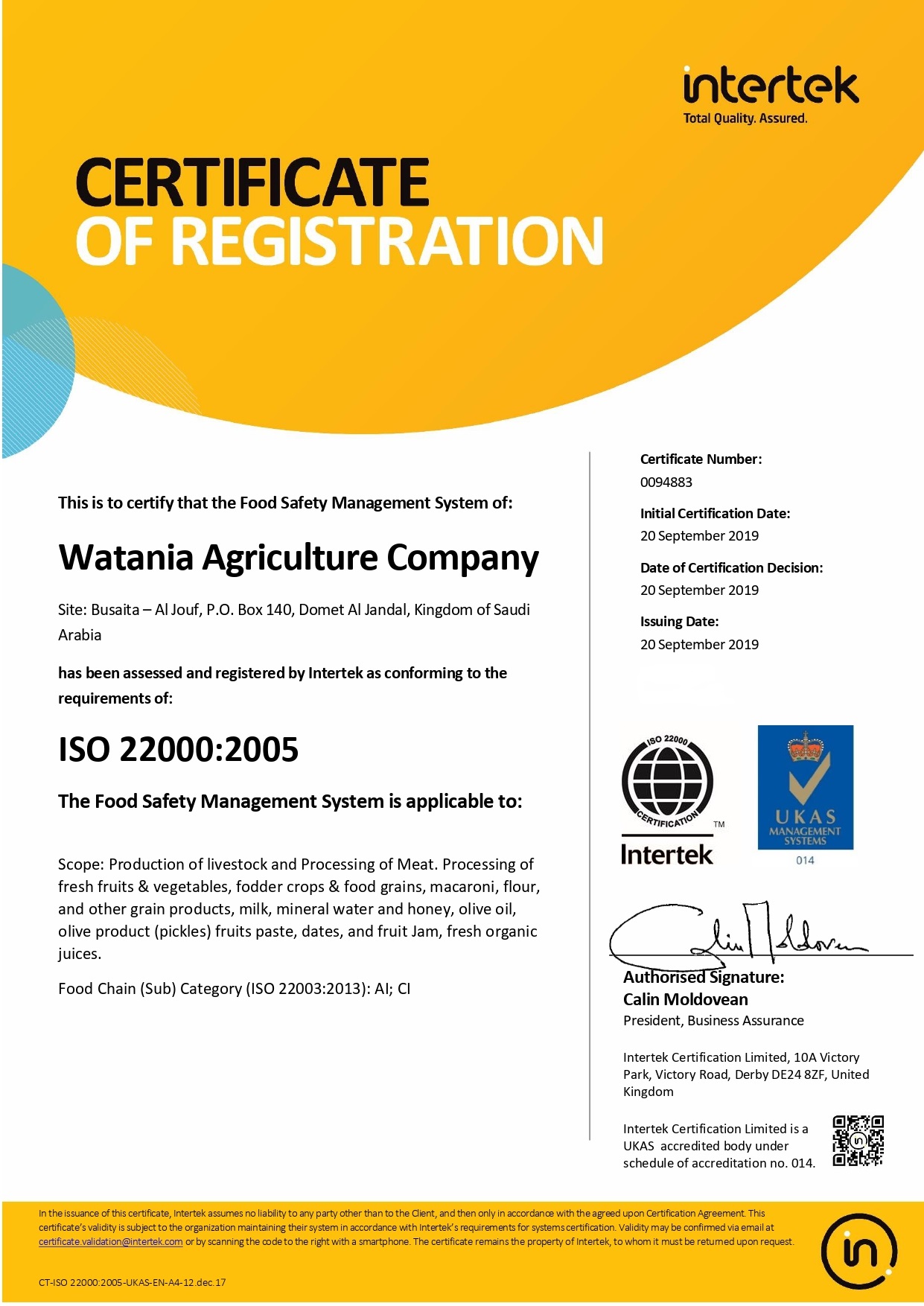 ISO 22000-2005